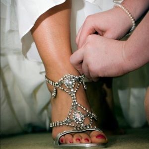 Stunning jeweled heels